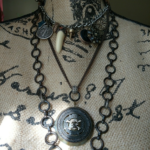 Bohemian Chic Statement Necklace - Picture 1 of 7